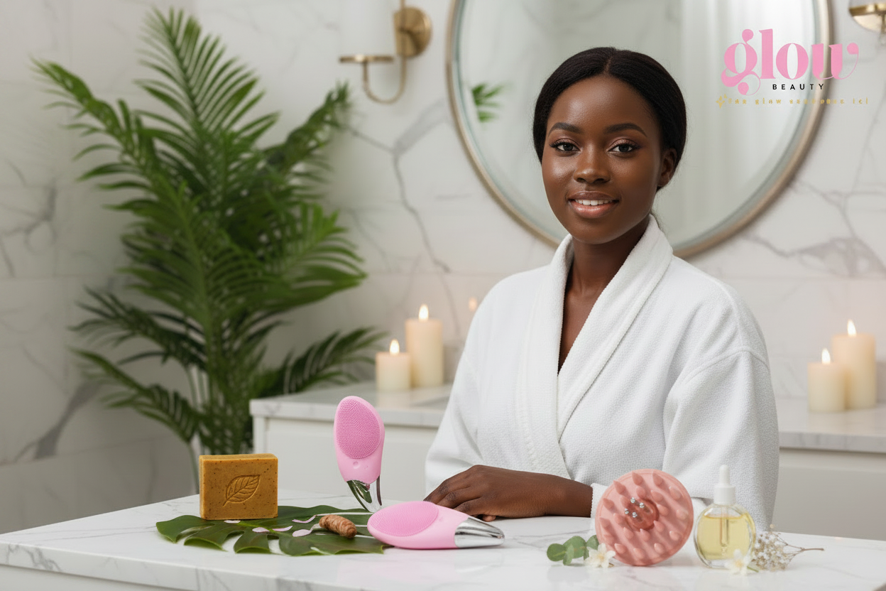 Bannière Glow Beauty sans anticernes